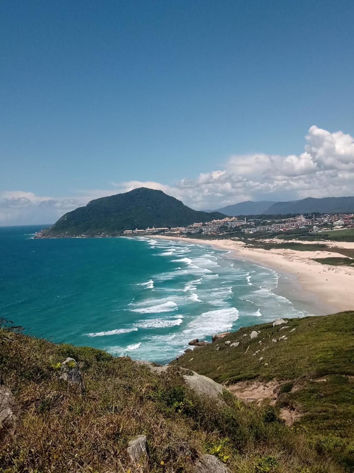 フロリアノポリスApartamento 100M Praia Do Santinhoアパートメント エクステリア 写真